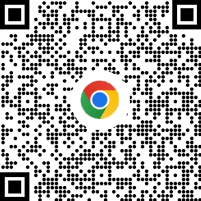 Kode QR untuk mendownload browser Chrome di perangkat seluler